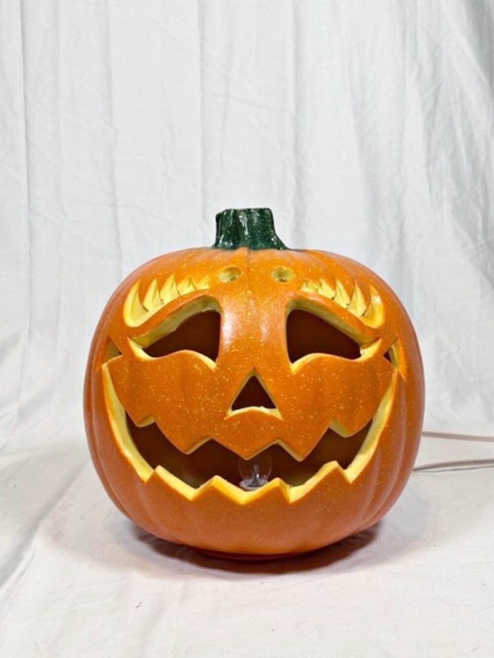 Vintage Trendmasters Lighted Jack-O-Lantern Pumpkin Halloween Decor